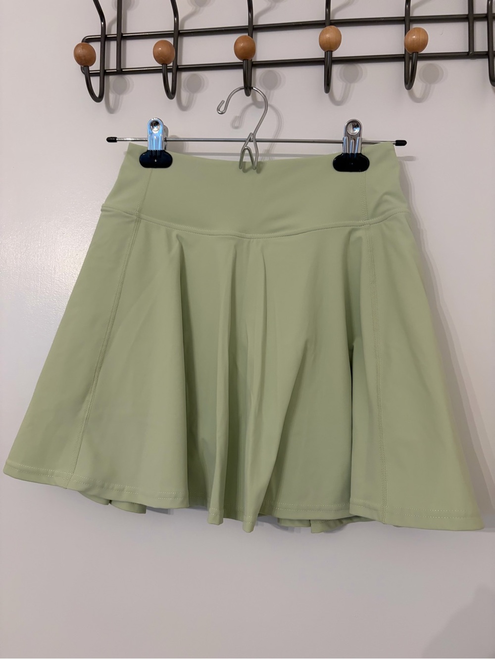 Bare Activewear High-Waist Light Sage Skort